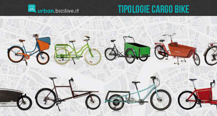 Le cargo bike sono biciclette per il trasporto merci con tanto spazio