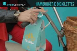 McBike è il cestino take-away per ciclisti creato da McDonald's