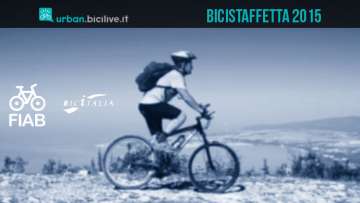 Un'immagine dedicata alla manifestazione cicloturistica Bicistaffetta 2015