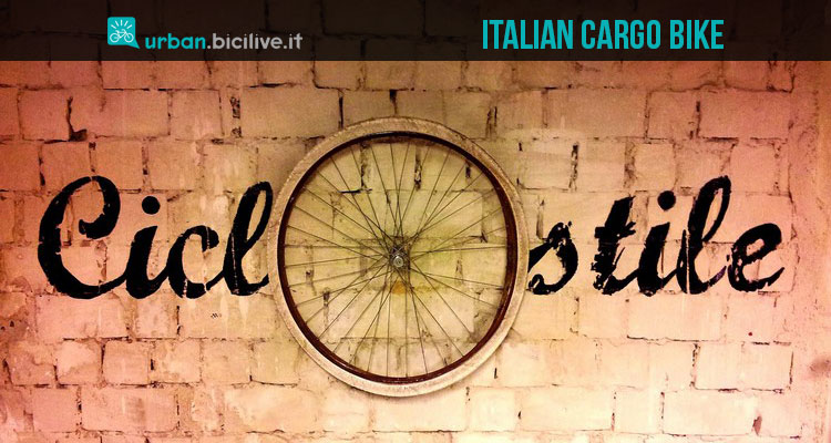 Una foto per la bici cargo progettata dalla ciclofficina Ciclostile