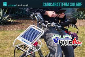 Aurore, ricarica batterie solare portatile per ciclisti