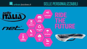 La linea Net di Selle Italia per selle personalizzabili da bici urbane