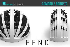 Il casco pieghevole per ciclisti di città Fend