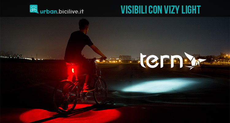 Tern Vizy Light, il faretto di segnalazione notturna per bici