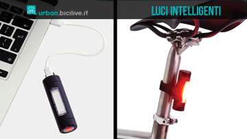 foto delle luci per bici fabric lumasense