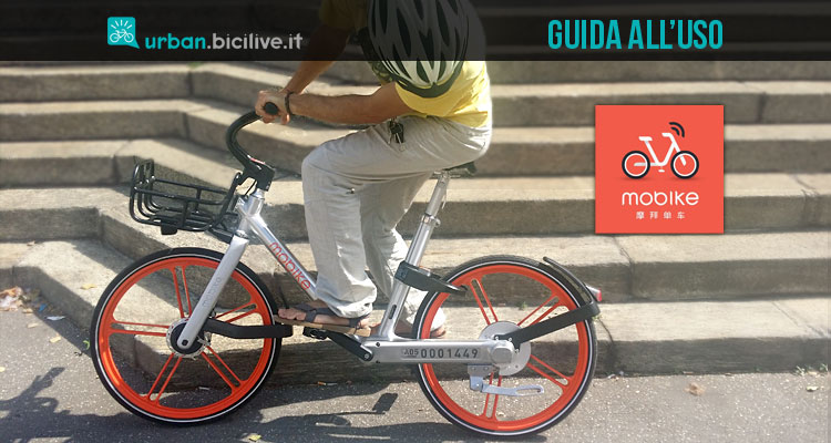 guida all'uso del bike sharing libero mobike