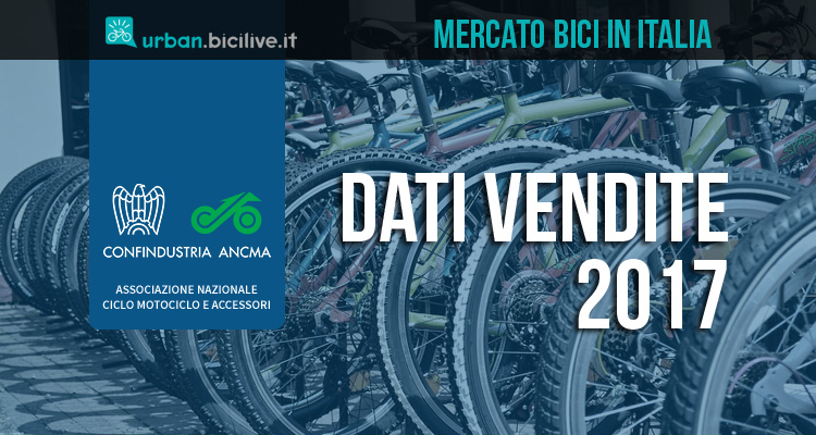 I dati di ANCMA sul mercato delle biciclette 2017 in Italia