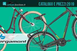city bike dal catalogo e listino urban Bergamont 2019