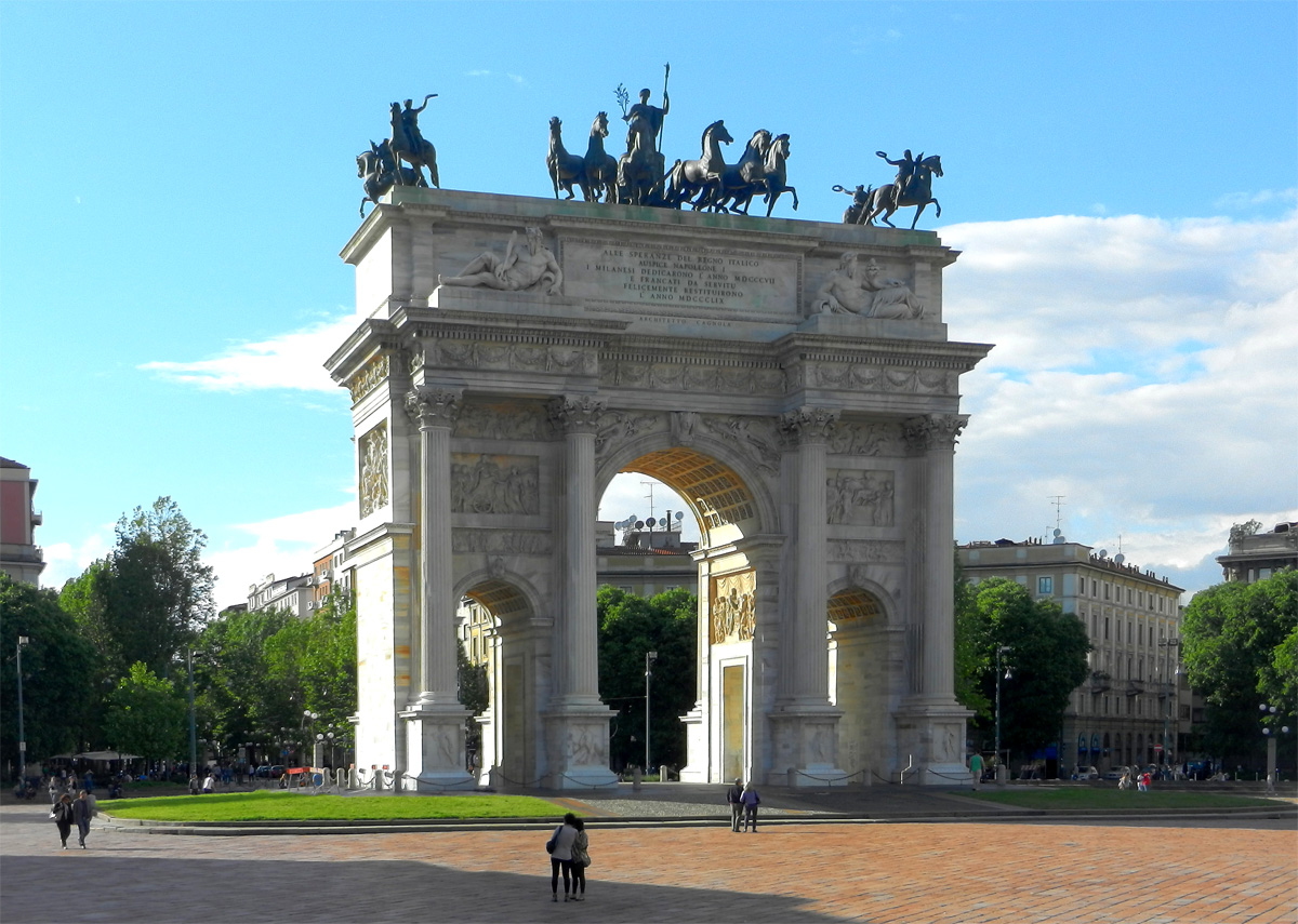 L'Arco della Pace di Milano