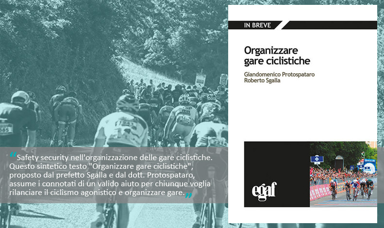 La copertina del libro Organizzare Gare Ciclistiche