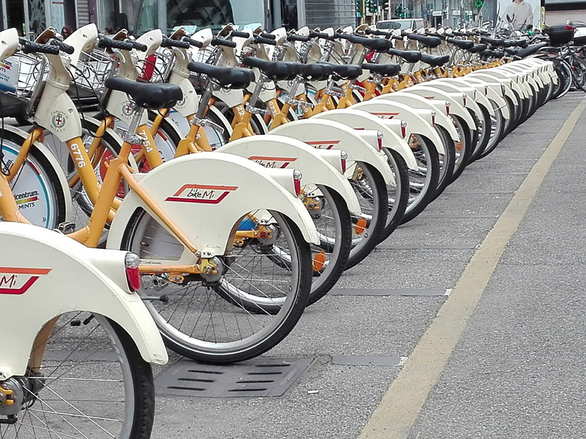 Bici elettriche del Comune di Milano noleggiabili per girare in città