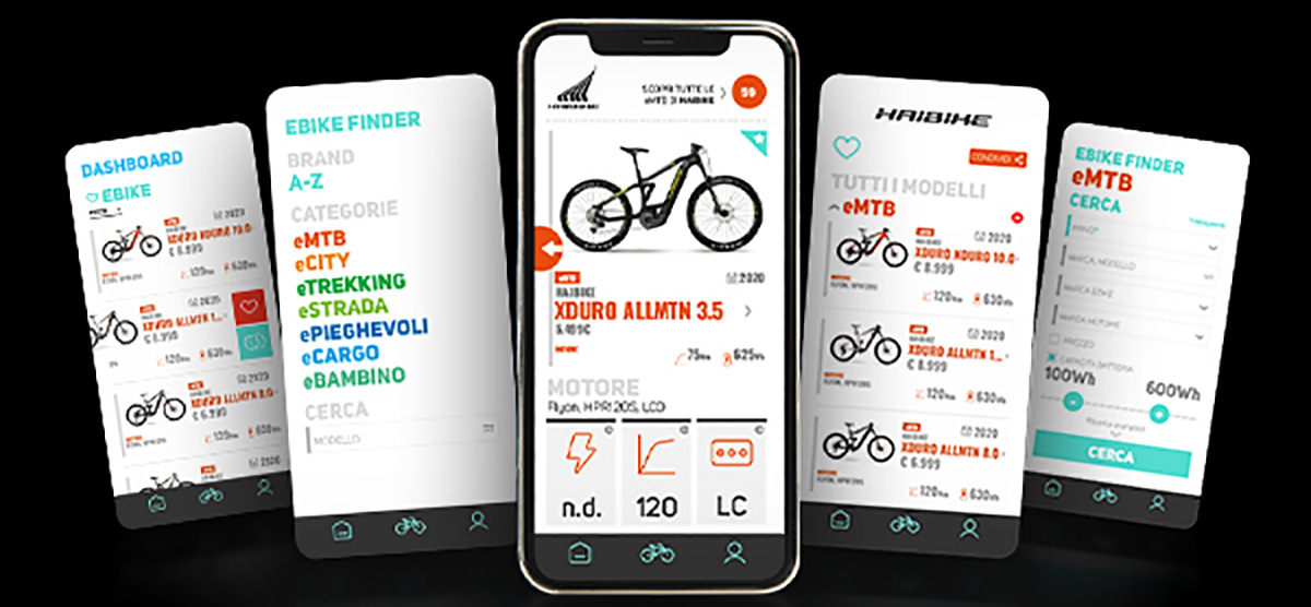 La nuova app BiciLive per trovare l'ebike adatta