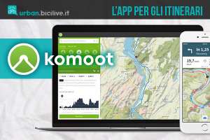 Komoot è un'app comoda per pianificare escursioni a piedi e in bici