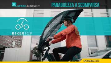 BikerTop: parabrezza antipioggia per bici ed ebike