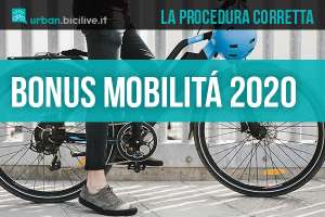 Le istruzioni corrette per richiedere il bonus mobilità 2020