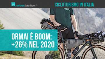 Cicloturismo in Italia: +26% nel 2020