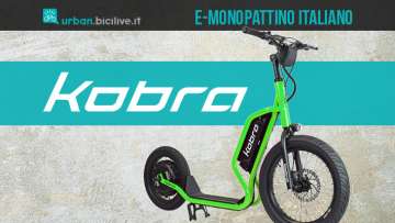 Il nuovo monopattino elettrico Cobra made in Italy 2021