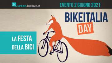 La giornata della bicicletta Bikeitalia Day è il 2 giugno 2021