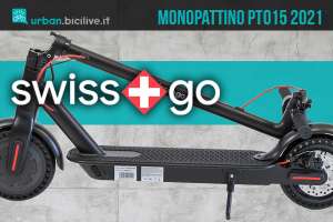 Il nuovo monopattino elettrico Swissgo PT015 2021