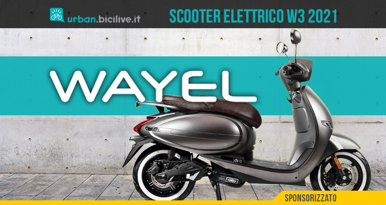 Il nuovo scooter elettrico Wayel W3 2021