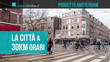 Amsterdam ha in progetto di impostare il limite di 30km/h in tutta la città
