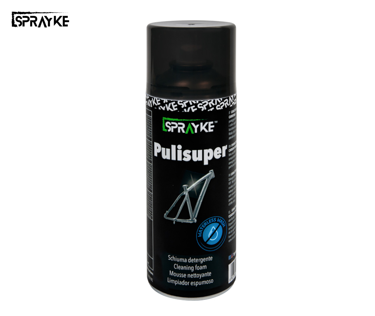 Il prodotto per la pulizia della bici Sprayke Pulisuper