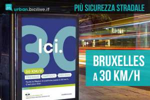 Le strade di Bruxelles sono più sicure dal 1 gennaio 2021 grazie al limite ai 30 km orari