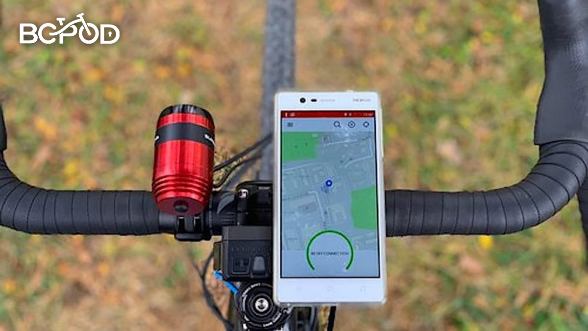 L'app di BCPOD per localizzare il parcheggio della bicicletta
