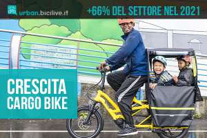 Il mercato delle cargo bike cresce del 66% nel 2021