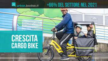 Il mercato delle cargo bike cresce del 66% nel 2021