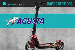 Il nuovo monopattino elettrico MV Agusta Rapido serie Oro 2022