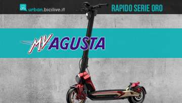 Il nuovo monopattino elettrico MV Agusta Rapido serie Oro 2022