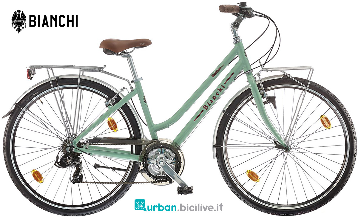 La nuova bicicletta urbana Bianchi Spillo Rubino Deluxe Lady 2022