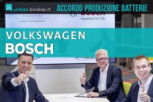 Volkswagen e Bosch firmano un accordo per produrre batterie elettriche in Europa
