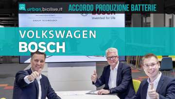 Volkswagen e Bosch firmano un accordo per produrre batterie elettriche in Europa