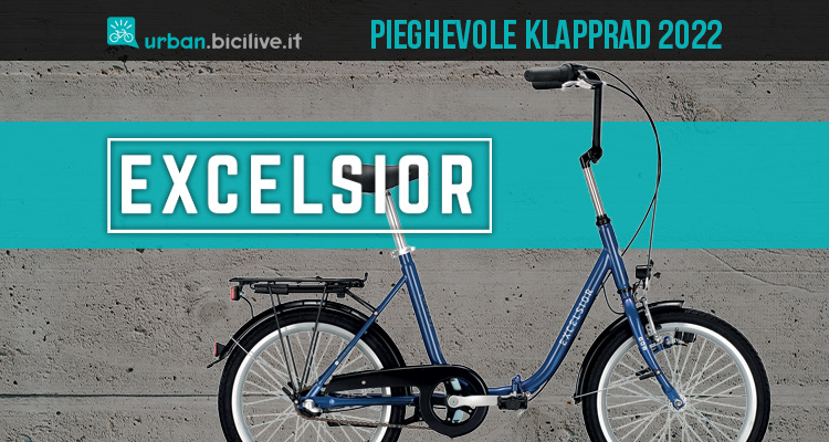La nuova bicicletta pieghevole Excelsior Klapprad 2022