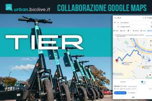 Collaborazione tra l'azienda di micromobilità elettrica Tier e Google Maps