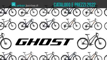 Il catalogo e i prezzi delle nuove biciclette da città, trekking e ibride Ghost 2022