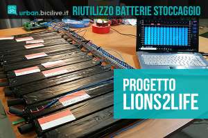 Il progetto Lions2life vuole riutilizzare le batterie usate delle ebike per stoccare l'elettricità generata da fonti rinnovabili