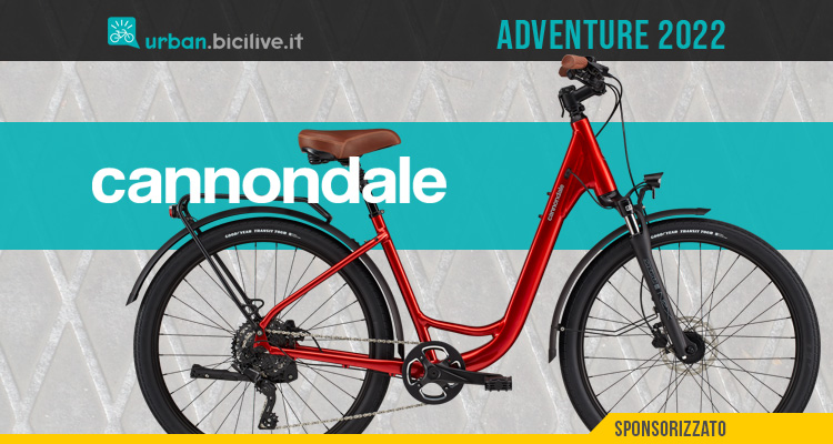Cannondale Adventure 2022: bicicletta urban confortevole