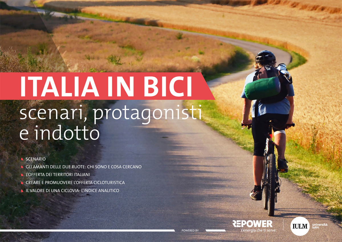 Copertina del Report Italia in Bici di Repower