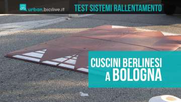 A Bologna si testano i cuscini berlinesi come sistemi di rallentamento del traffico