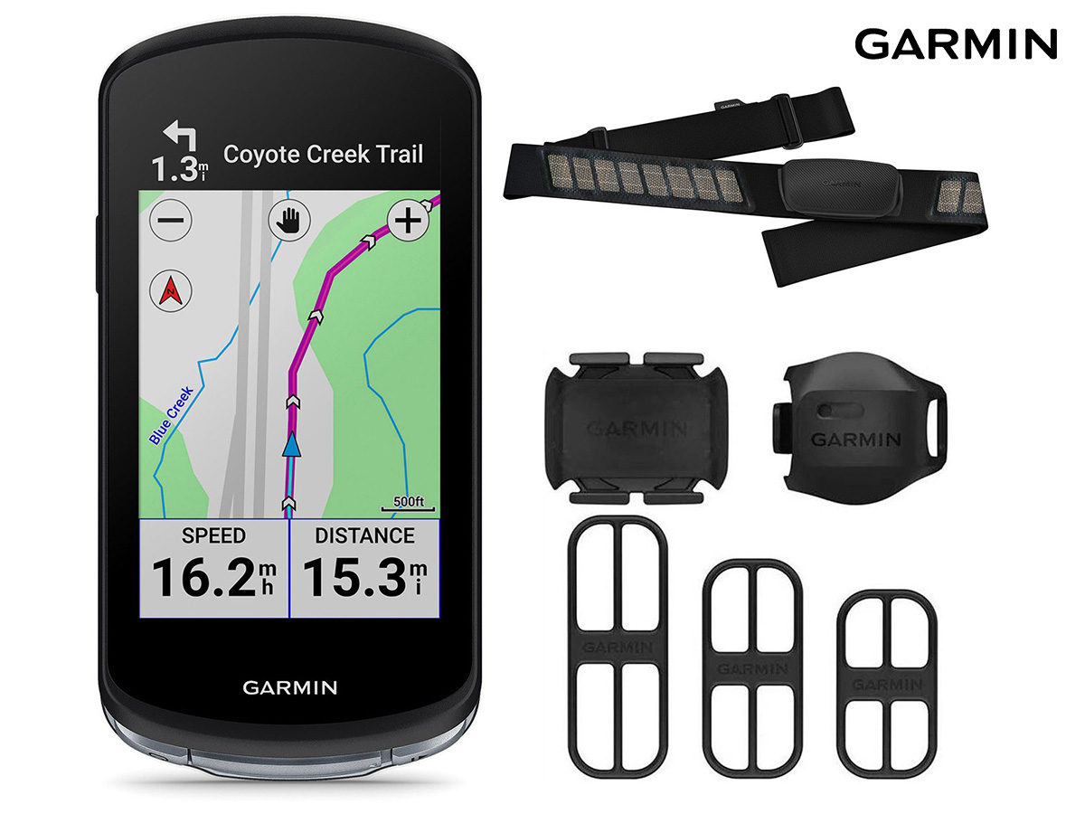 Il kit completo del nuovo GPS e ciclocomputer Garmin Edge 1040 2022