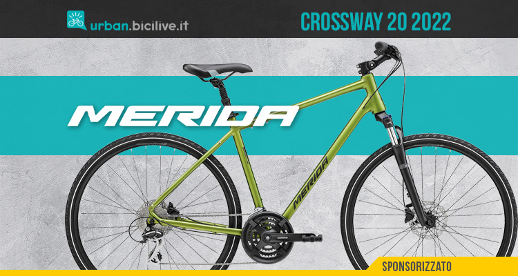 La nuova bicicletta urbana Merida Crossway 20 2022