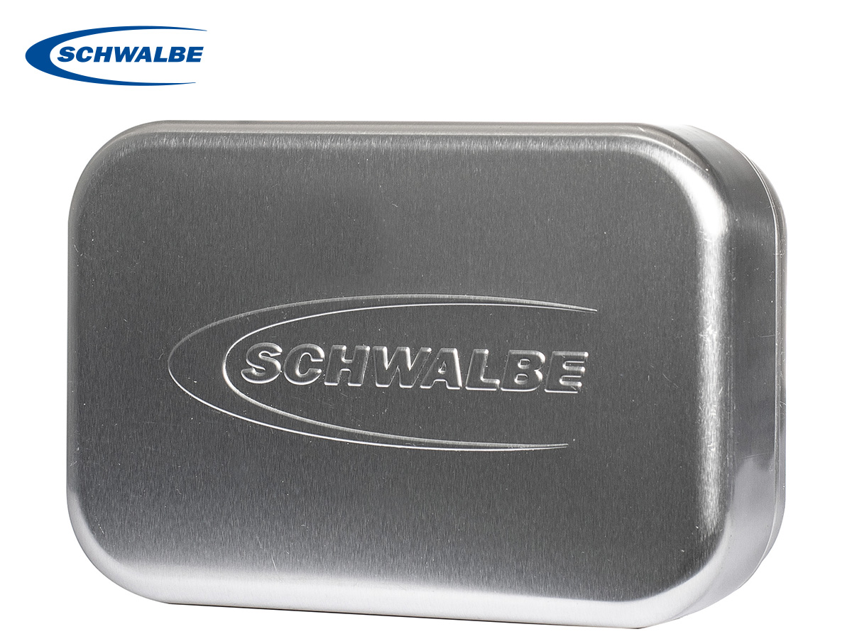 Il box in alluminio per contenere il sapone naturale di Schwalbe