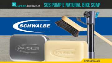 I nuovi strumenti si Schwalbe per la cura e manutenzione della bicicletta SOS Pump e Natural Bike Soap
