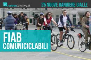 25 nuove città italiane hanno ricevuto la bandiera gialla FIAB