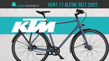 KTM Kent 11 Alfine Belt 2022: bici urban con trasmissione a cinghia