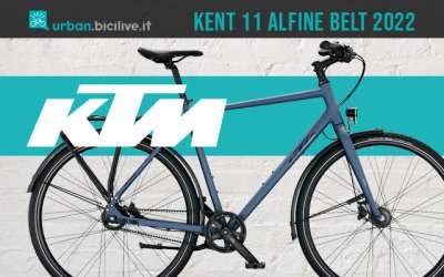KTM Kent 11 Alfine Belt 2022: bici urban con trasmissione a cinghia