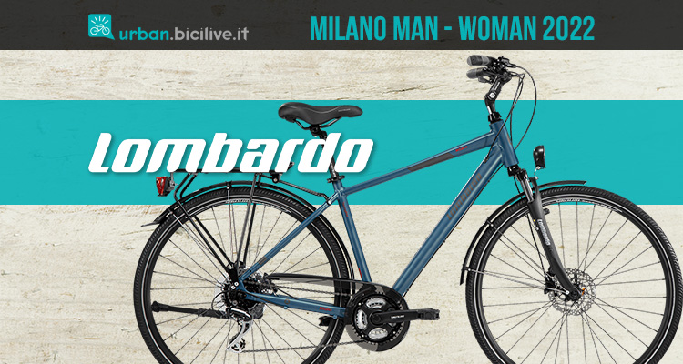 Le nuove biciclette da città Lombardo Milano Man e Woman 2022